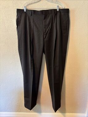 Jos. A. Bank Men's Black Dress Pants - washable wool traveler pant